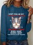 Don't Piss Me Offi'm A Grumpy Old Woman Long Sleeve Shirt