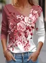 Casual Asymmetrical Loose Buckle T-Shirt