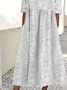 Casual Loose Plain Dress