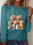 Funny Cat Long Sleeve Shirt