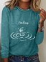 I'M Fine Long Sleeve Shirt