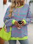 Casual Crew Neck Sweatshirt