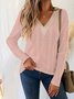 Casual V Neck Regular Fit Lace Blazer