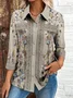 Loose Casual Shirt Collar Shirt