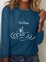 I'M Fine Long Sleeve Shirt