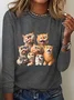 Funny Cat Long Sleeve Shirt