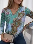 V Neck Casual T-Shirt