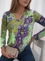 V Neck Casual T-Shirt