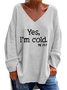 Plain Casual Cotton Loose T-Shirt