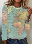 Casual Geometric Loose T-Shirt