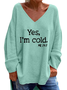 Plain Casual Cotton Loose T-Shirt