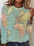 Casual Geometric Loose T-Shirt