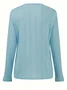 Casual Plain Crew Neck Jersey Blouse With No