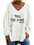 Plain Casual Cotton Loose T-Shirt