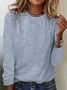 Casual Crew Neck Loose T-Shirt