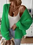 Wool/Knitting Casual Loose Cardigan
