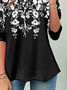 Casual Floral Jersey T-Shirt