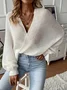 Wool/Knitting Casual Loose Cardigan