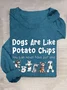 Cotton-Blend Dog Casual T-Shirt