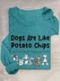 Cotton-Blend Dog Casual T-Shirt