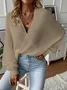 Wool/Knitting Casual Loose Cardigan