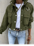 Loose Casual Others Abstract Jacket