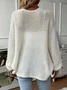 Wool/Knitting Casual Loose Cardigan