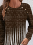 Casual Geometric Blouse