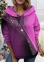 Hoodie Casual Gradient Loose Sweatshirt