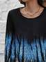 Abstract Print Casual T-Shirt