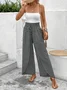 Geometric Loose Casual Pants