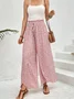 Geometric Loose Casual Pants