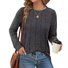 Asymmetrical Casual Buckle Jersey T-Shirt
