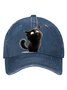 cat pure cotton baseball cap