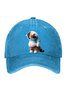 cat pure cotton baseball cap