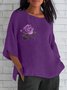 Casual Color Block Blouse