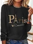 2024 Paris Olympic Games Raphic Long-sleeved T-shirt