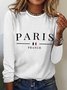 2024 Paris Olympic Games graphic Crew Neck Cotton-Blend T-Shirt