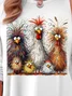 Fun Animal Print Casual T-Shirt