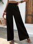 Loose Casual Plain Pants
