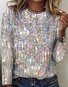 Casual Floral Jersey T-Shirt