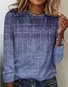 Casual Floral Jersey T-Shirt