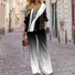Abstract Casual Others Loose Two-Piece Set