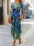 Others Regular Fit Casual Floral Dress With No