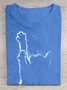 Casual Cat Loose T-Shirt