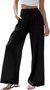 Women's  H-Line Straight Pants Daily Going Out Pants Apricot Casual Plain Spring/Fall Pants