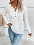Plain Casual Blouse
