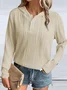 Jacquard Casual Hoodie Hoodie