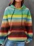 Abstract Loose Casual Sweatshirt