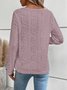 Plain Casual Blouse